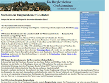 Tablet Screenshot of geschichte.burgbernheim.de
